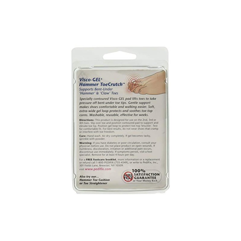 Complete Medical Visco-Gel Hammer Toecrutch Pk/2, Medium