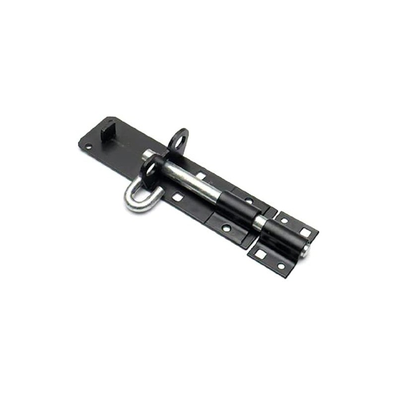 Infinity Decor Black Padbolt Brenton Bolts, 4” or 6” Steel