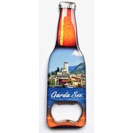 Gardasee Italy Souvenir Garda Lake Magnet Bottle Opener Decoration Magnetic Bottle Opener Garda Lake Travel Keepsake