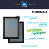 INMO Aluminium Folding Frame DIN A4 with Aluminium Profile without