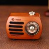 Retro Design Bluetooth Speaker with FM-Radio R818-A/C - Light Brown