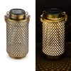 Navaris LED Solar Lantern Cylindrical for Outdoor Use with Carry