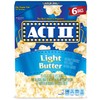 ACT II Light Butter Microwave Popcorn Bags, 6-Count (Pack of