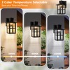 Brightever LED Outdoor Wall Lights, 10W 3000K/4000K/6500K Selectable, 800LM High