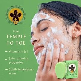 Jabón En Barra Nopalera, Aceites Esenciales De Limoncillo -