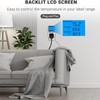 Plug Temperature Controller Outlet Backlit Digital Cooling and Heating Timer