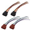 Micro Traders 2 Sets 16 Pin to ISO Adapter Cable