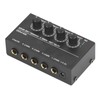 4 Channel Mixer Black Ultra Low Noise 4 Channel Compact