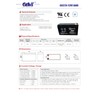 Casil Original CA1270 12v 7ah ADT Home Alarm Battery (2