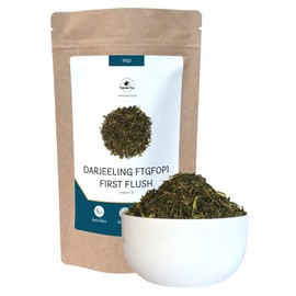 Darjeeling First Flush FTGFOP1 Black Tea, Premium Quality, Darjeeling Tea, Light and Smooth, WonderTea Darjeeling First Flush Black Tea (100 g)