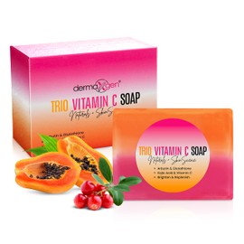DERMAXGEN Organic Kojic acid & Vitamin C Soap Bar | Arbutin, Glutathione | Advanced Glowing formula, Replenish, & Radiant Skin | Pure Natural Pigmentation For Face & Body - 5 OZ Each (Pack 1)