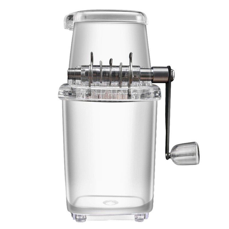 Portable Ice Crusher 1.25L Hand Cranked DIY Manual Shaved Ice