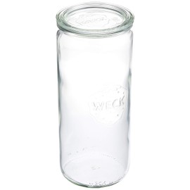 Marks International WE-908 WECK Glass Storage Container STRAIGHT 33.8 fl oz (1,000 ml)