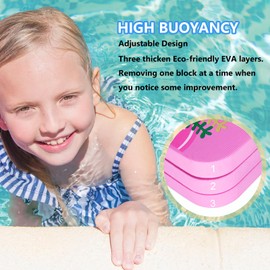 Back Float Safety Swim Trainer Swimming Bubble Belts Float Swim Training Aid for Beginners Swim Floaties for Kids Toddler Children Sport Pool Lesson