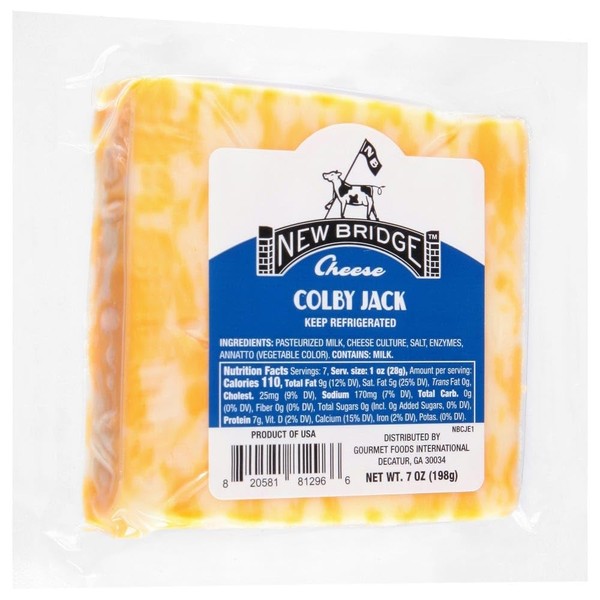 New Bridge Colby Jack, 7 oz, 12 Pack