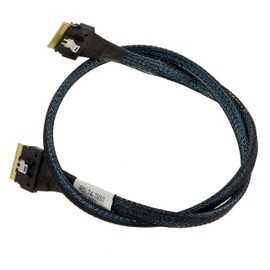 KALEA-INFORMATIQUE PCIe 4.0 Cable with Slim SAS SFF-8654 8i 74-Pin to SFF8654 74-Pin Length 70 cm