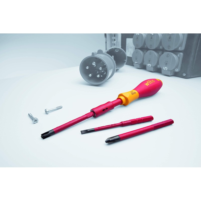 Wiha SoftFinish Electric slimVario, Red/Yellow, (283100)