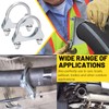 Mardatt 2 pieces 1-3/4 inch (45 mm) exhaust U-clamp, silencer