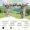 Supersize Flattop Garden Arch, 140.7" L x 106.3" H Garden