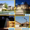 1600W Solar Street Lights Outdoor Waterproof, 6500K 80000LM Solar Powered