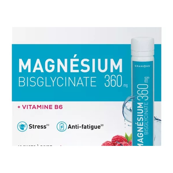 Granions Magnesium Bisglycinate 360 mg 10 shots