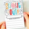 m&h invites Doodle Shout Out Cards For Teachers, Students, Employees,