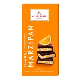 Niederegger Marzipan Classic Bar, Orange, 3.88 Ounce (Pack of 10)