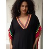 Kaftan Dresses for Women V-Neck Print Swimsuit Cover Up Plus