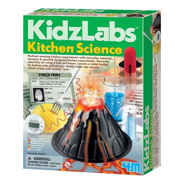 4M Kitchen Science Kit - DIY Chemistry Experiment Lab STEM Toys Gift for Kids & Teens, Boys & Girls