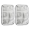 2PCS RV Window Shade Shading UV Protection Oxford Cloth Aluminum