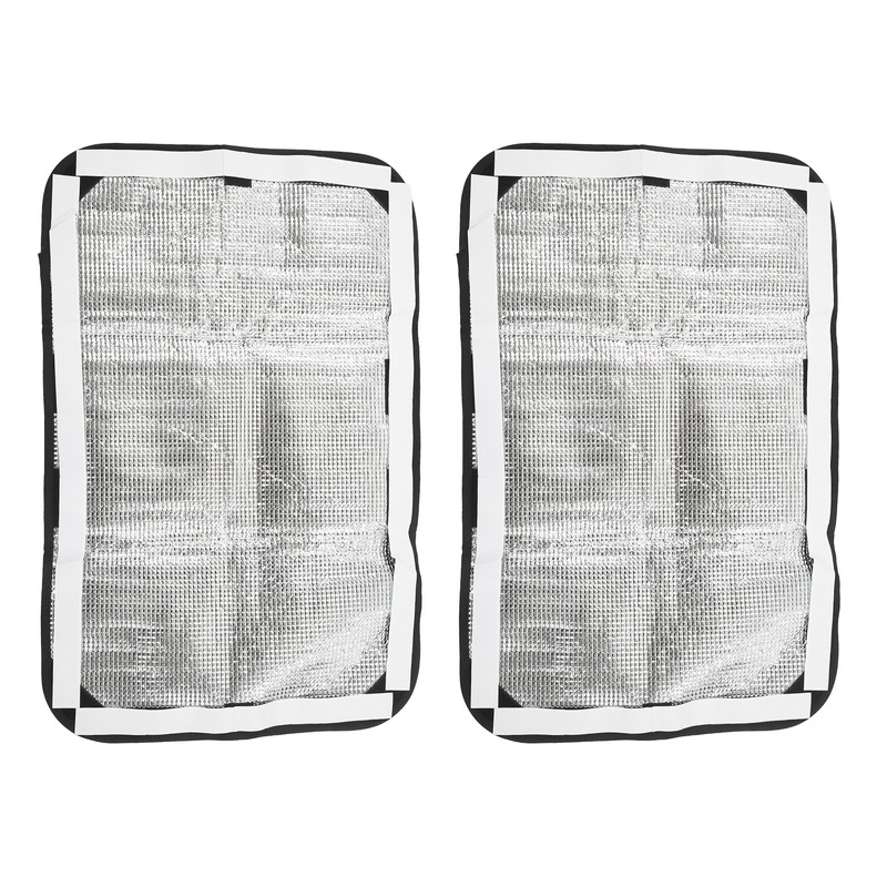 2PCS RV Window Shade Shading UV Protection Oxford Cloth Aluminum