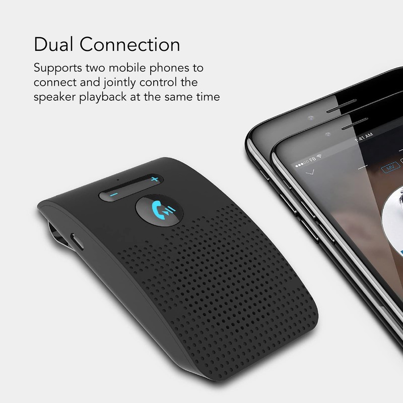 Handsfree Bluetooth for Phone Car Kit, Bluetooth Car Speaker Auto