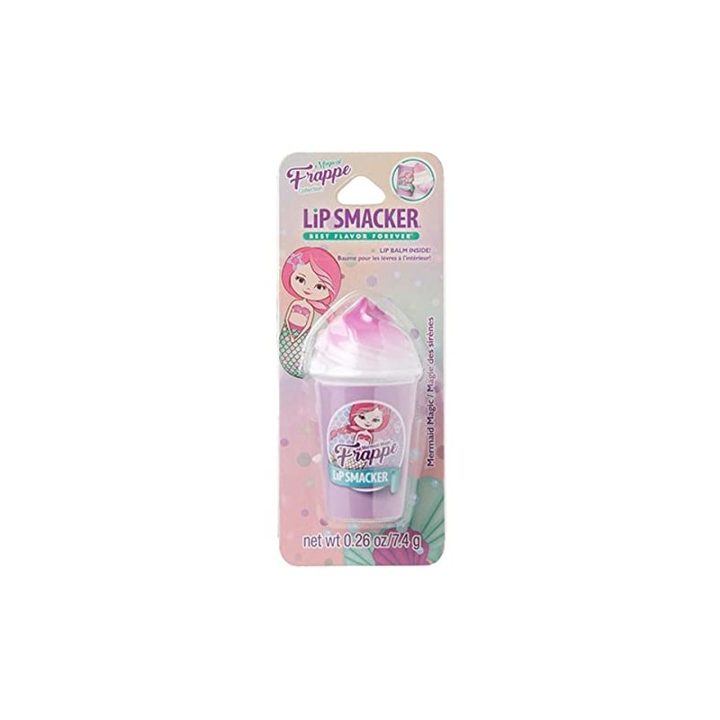 Lip Smacker Frappe Cup bálsamo labial, Sirena, Mermaid, 0.26 Ounce