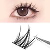 Partial False Eyelashes Natural False Eyelashes for Partial Use, Voluminous