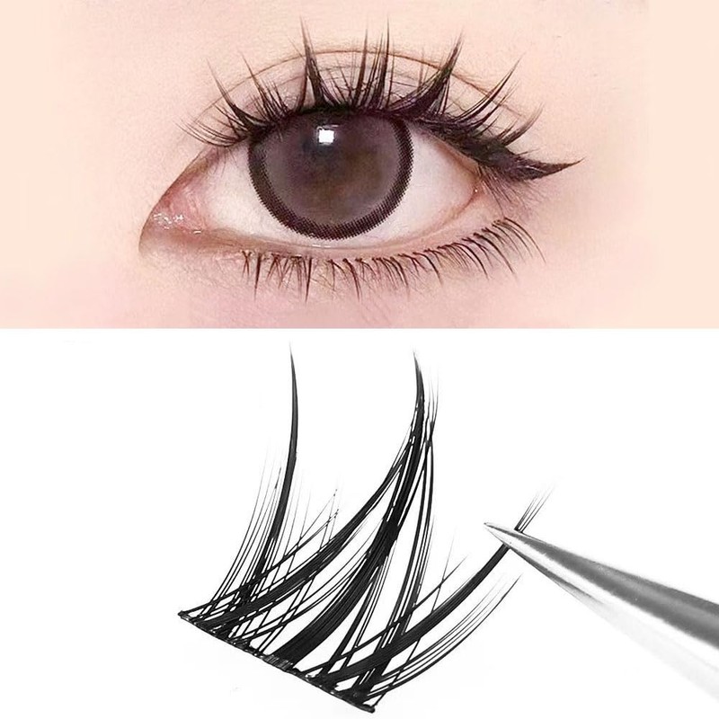 Partial False Eyelashes Natural False Eyelashes for Partial Use, Voluminous