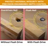 Big Foot Flush Drive Nail Gun Accessory - Prevents Overdriving,