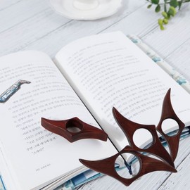 Wooden reading ring, book holder ring, book ring, book holder, reading item 02Reading Ring-Middle 2ea