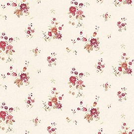 Manhattan Comfort NWPP27808 Orlando Classic Floral Wallpaper in Pink, Green