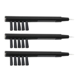 Hearing Aid Cleaning Brush with Wax Loop and Magnet Hearing Aids Cleaning Tools for BTE, ITC or ITE (3 PCS)