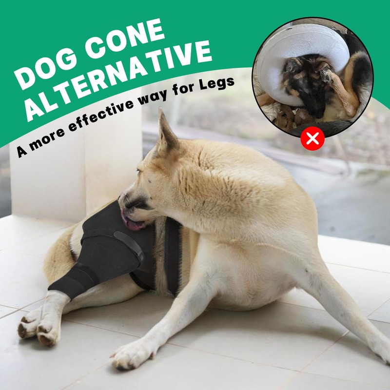 Dog Rear Leg Sleeve to Stop Licking, Hind Leg Protector