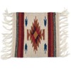 Southwest Handwoven Chimayo Wool Style Mats. Perfect for Rustic Decoration