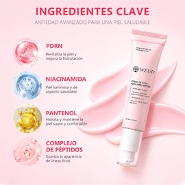 Crema para Ojos PDRN WEUD 30 ml – Pack de 2, Hidratación y Luminosidad