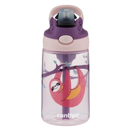 Contigo Kids Water Bottle with Redesigned AUTOSPOUT Straw, 14 oz., Sloth
