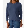 GKBK Fall Sweaters for Women Wool Blend Ribbed Knitted Classic