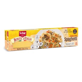 Schar Bonta d'Italia Naturally Gluten-Free Lactose-Free Spaghetti Pasta - 12 Ounces Each (Pack of 10)