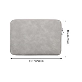 Lurtwais 1 Fashionable Computer Bag Pu Laptop Protective Case with A Stylish Appearance is The Perfect Accessory for Work and Travel