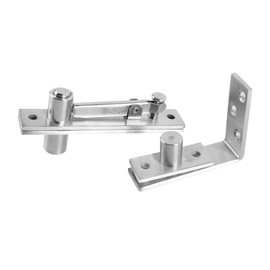 Laroal Pivot Hinge Stainless Steel Conceal Door Pivot Hinge For Wooden Secret Door 180° Rotation Heavy Duty Conceal Secret Door Hinge For Hidden Door Bookcase