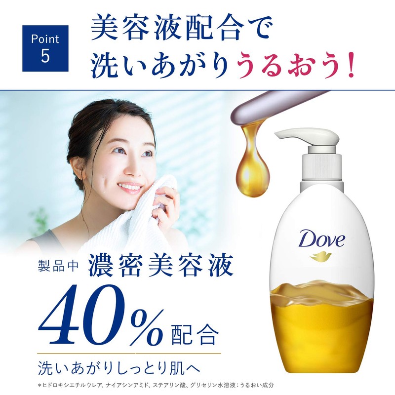 Dove Moisture Milk Cleansing Refill, 6.1 fl oz (180 ml)