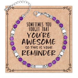 Desimtion Gifts for Women Teen Girls, Inspirational Bracelets Gifts for Mom, Daughter, Sister, Best Friends on Easter Birthday