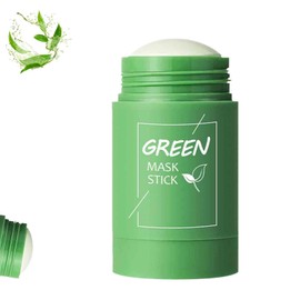 Kortyio Lukcr Green Tea Mask, Dermalease Green Tea Deep Cleanse Mask Stick, Blackhead Remover with Green Tea Extract, for Purifying, Moisturizing, Oil Control, for Women and Men All Skin Types (1Pcs)